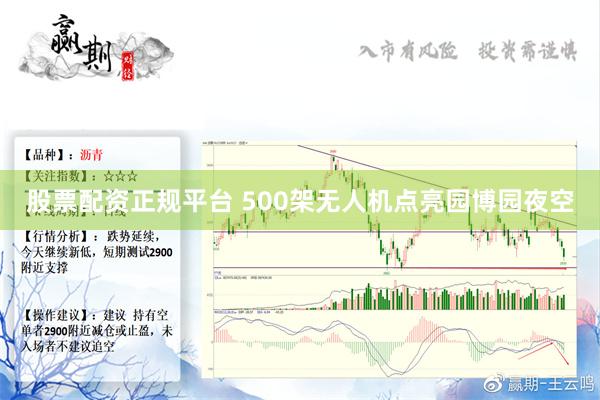 股票配资正规平台 500架无人机点亮园博园夜空